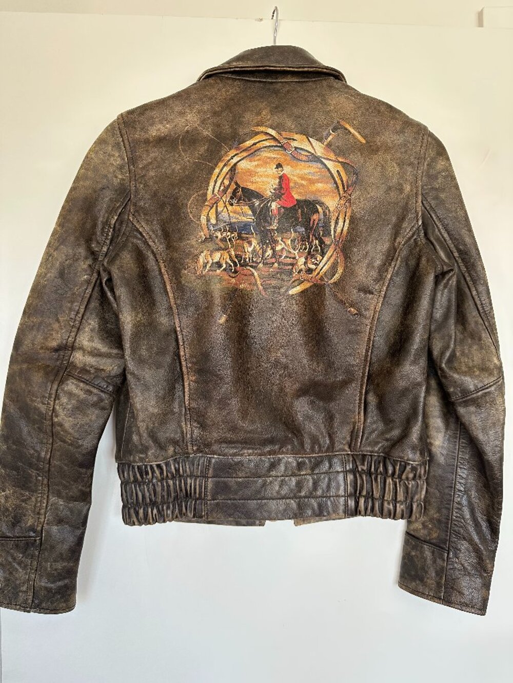 COLLECTOR'S ITEM.  Ralph Lauren Vintage Leather Jacket, Small.